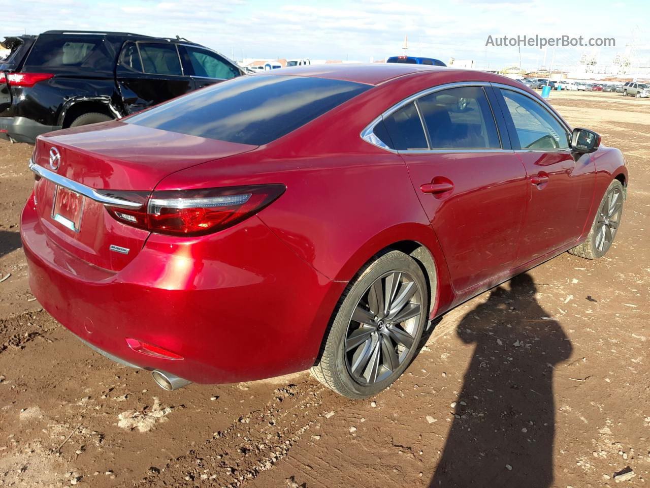 2018 Mazda 6 Touring Red vin: JM1GL1VM5J1323639