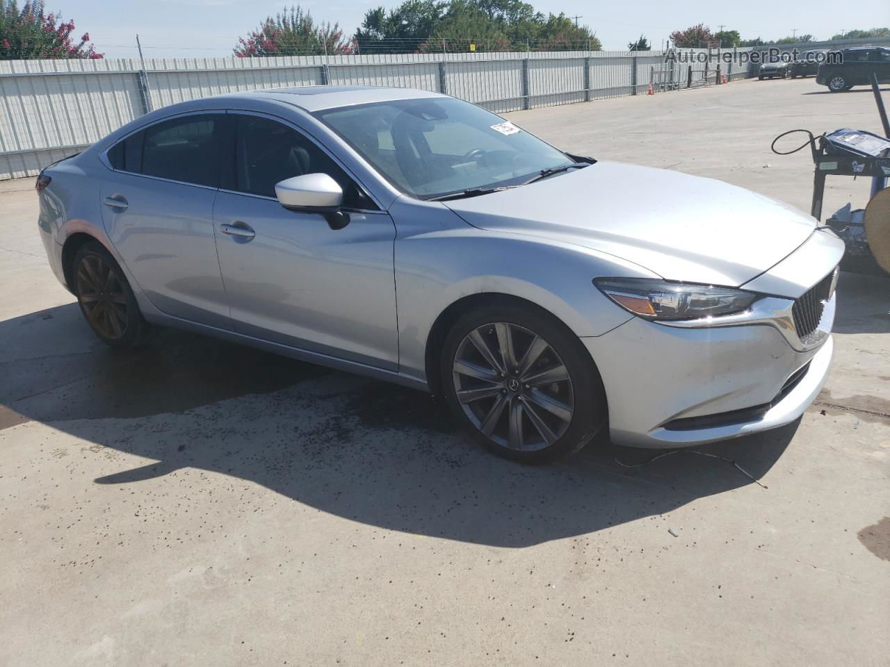 2018 Mazda 6 Touring Silver vin: JM1GL1VM5J1335077