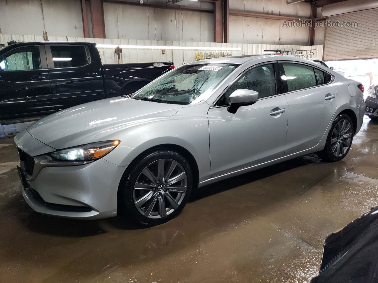 2018 Mazda 6 Touring Silver vin: JM1GL1VM6J1306588