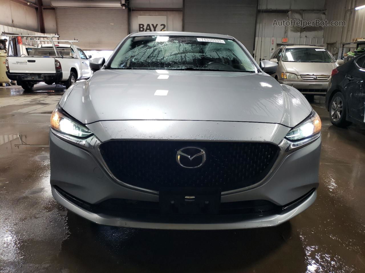 2018 Mazda 6 Touring Silver vin: JM1GL1VM6J1306588