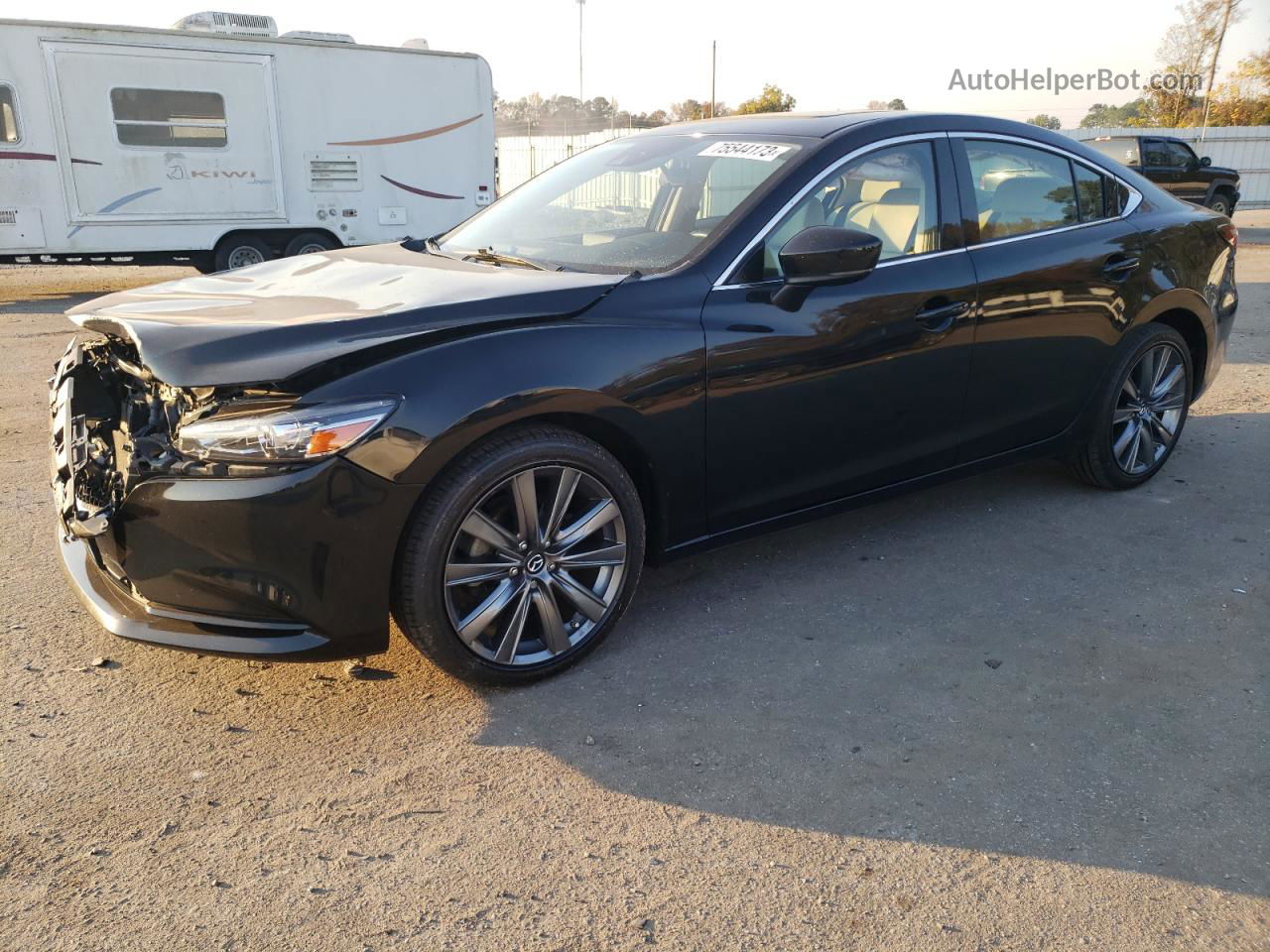 2018 Mazda 6 Touring Black vin: JM1GL1VM6J1335184