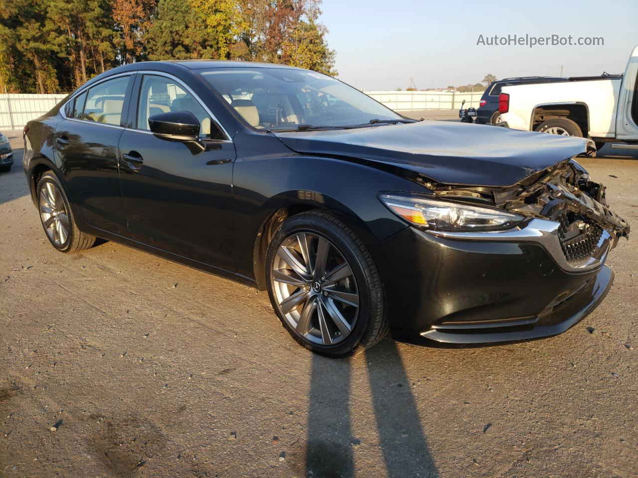 2018 Mazda 6 Touring Black vin: JM1GL1VM6J1335184