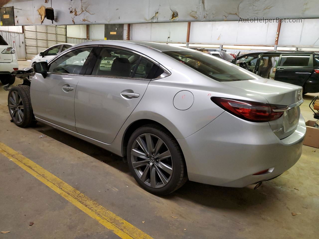 2018 Mazda 6 Touring Silver vin: JM1GL1VM8J1313090