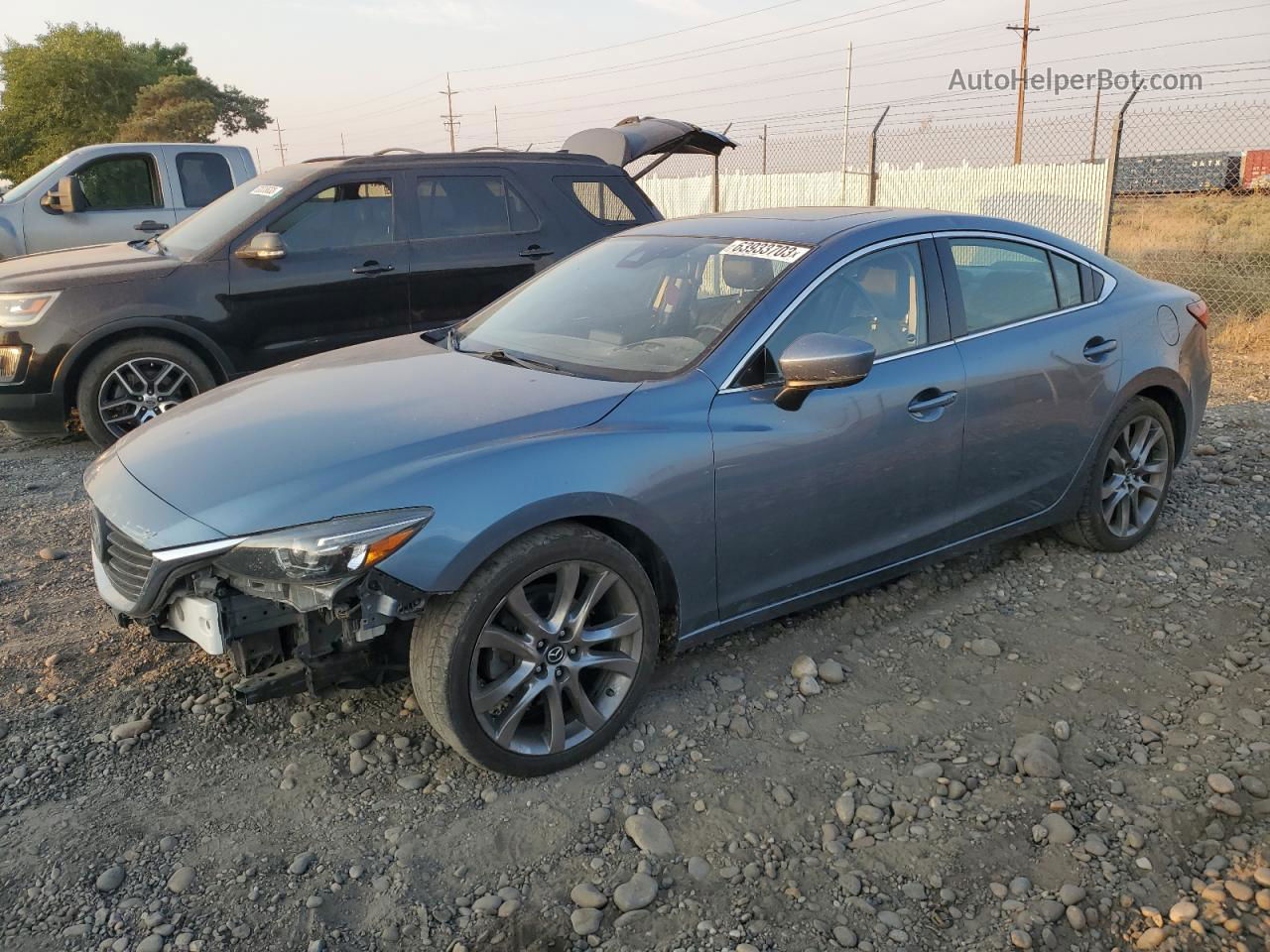 2017 Mazda 6 Grand Touring Gray vin: JM1GL1W53H1132769