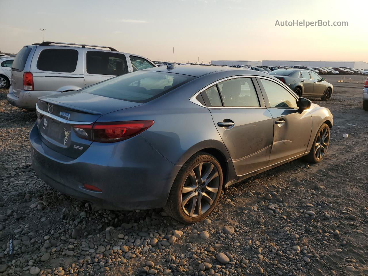 2017 Mazda 6 Grand Touring Gray vin: JM1GL1W53H1132769