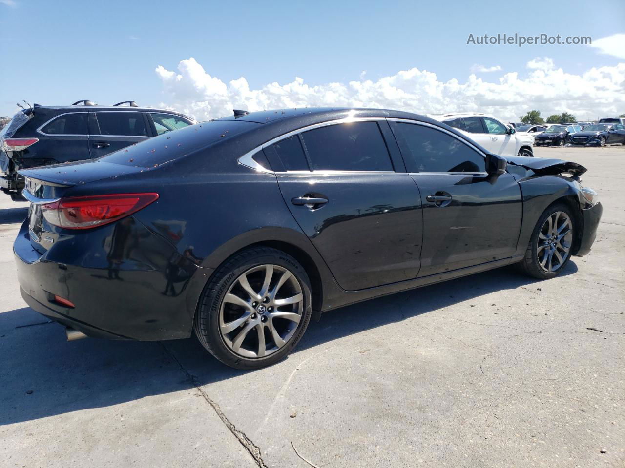 2017 Mazda 6 Grand Touring Black vin: JM1GL1W56H1121166