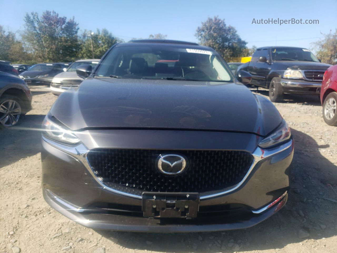 2018 Mazda 6 Grand Touring Reserve Gray vin: JM1GL1WY0J1300562