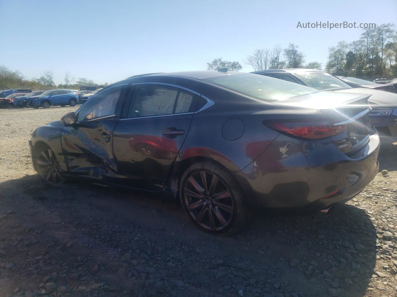 2018 Mazda 6 Grand Touring Reserve Gray vin: JM1GL1WY0J1300562