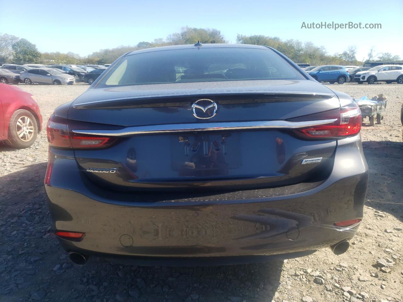 2018 Mazda 6 Grand Touring Reserve Gray vin: JM1GL1WY0J1300562