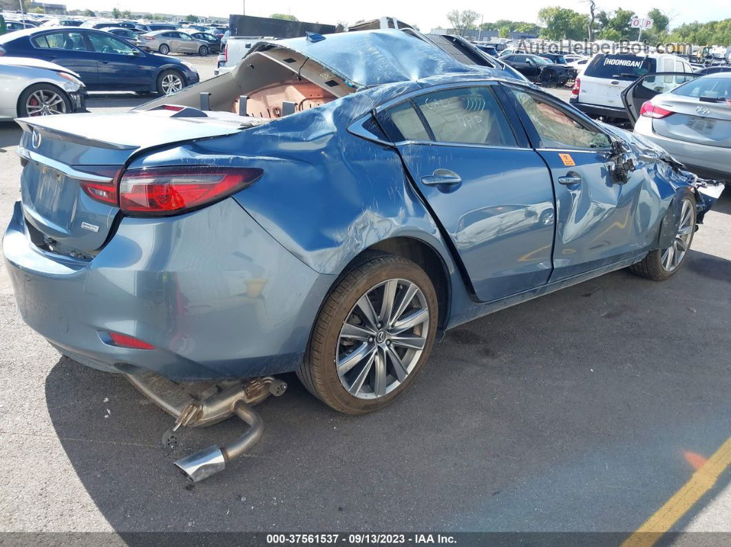 2018 Mazda Mazda6 Grand Touring Reserve Blue vin: JM1GL1WY5J1330558