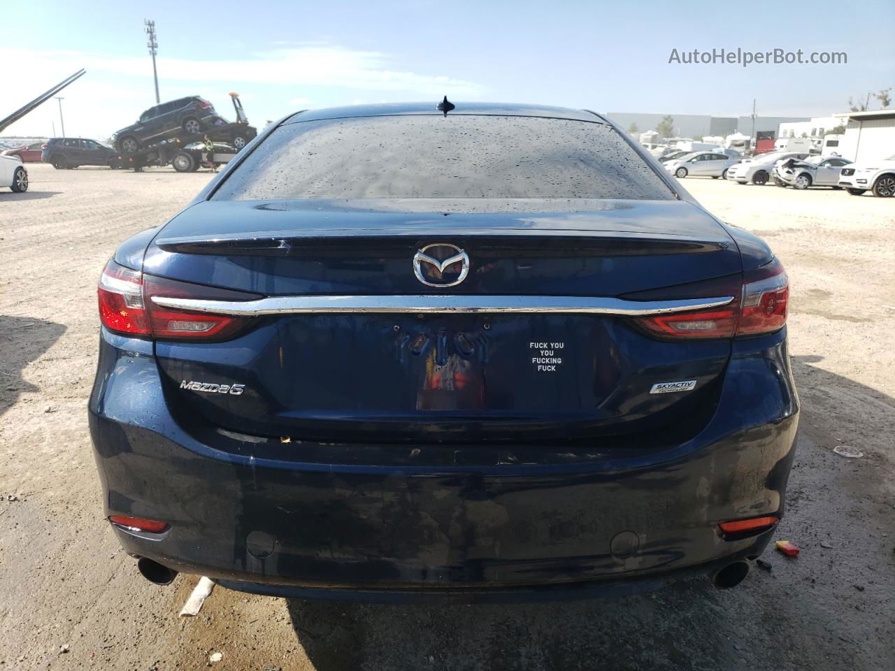 2018 Mazda 6 Grand Touring Reserve Black vin: JM1GL1WY8J1300261