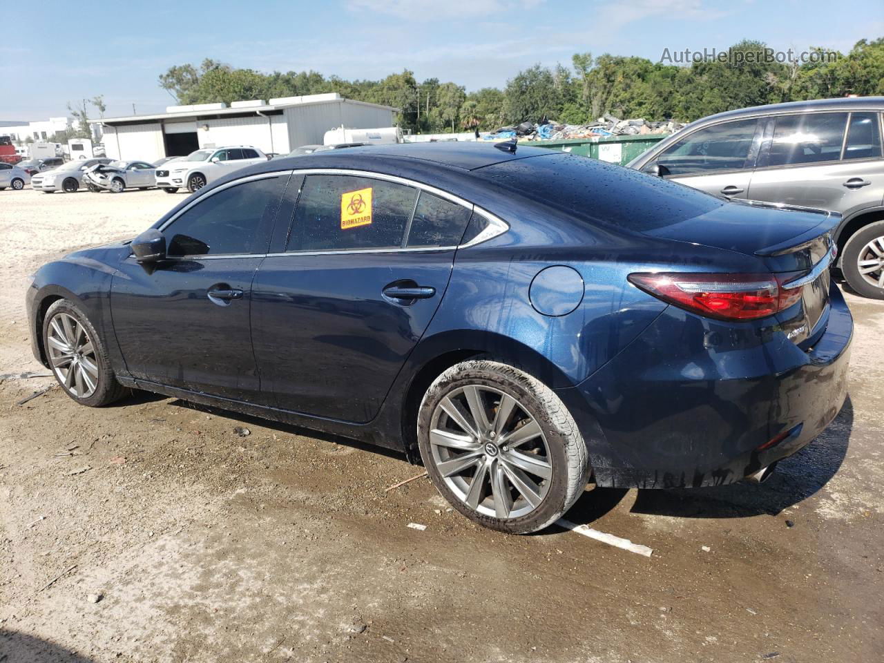 2018 Mazda 6 Grand Touring Reserve Черный vin: JM1GL1WY8J1300261