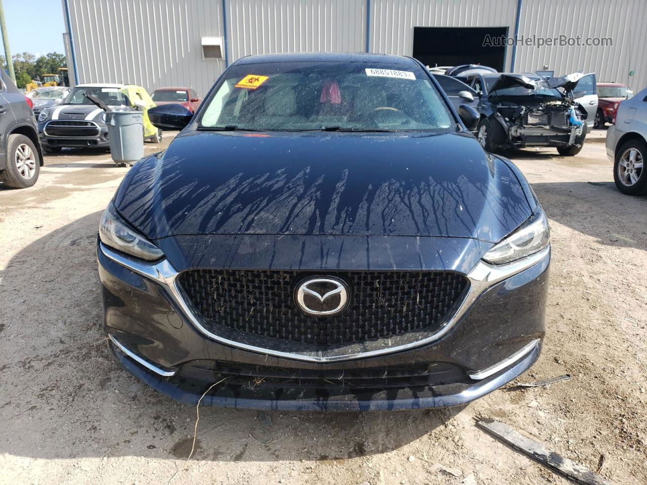 2018 Mazda 6 Grand Touring Reserve Черный vin: JM1GL1WY8J1300261