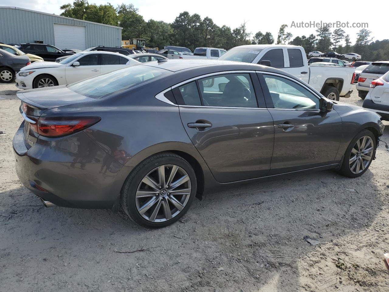 2018 Mazda 6 Signature Gray vin: JM1GL1XY3J1312316