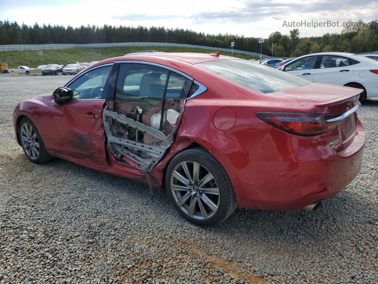 2018 Mazda 6 Signature Red vin: JM1GL1XY5J1309997