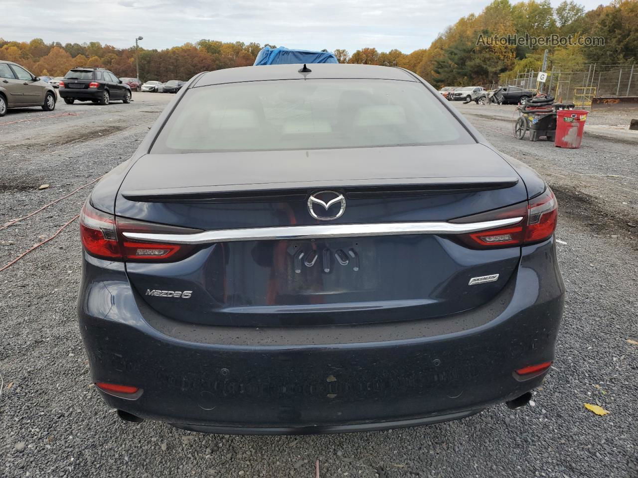 2018 Mazda 6 Signature Blue vin: JM1GL1XY5J1312320