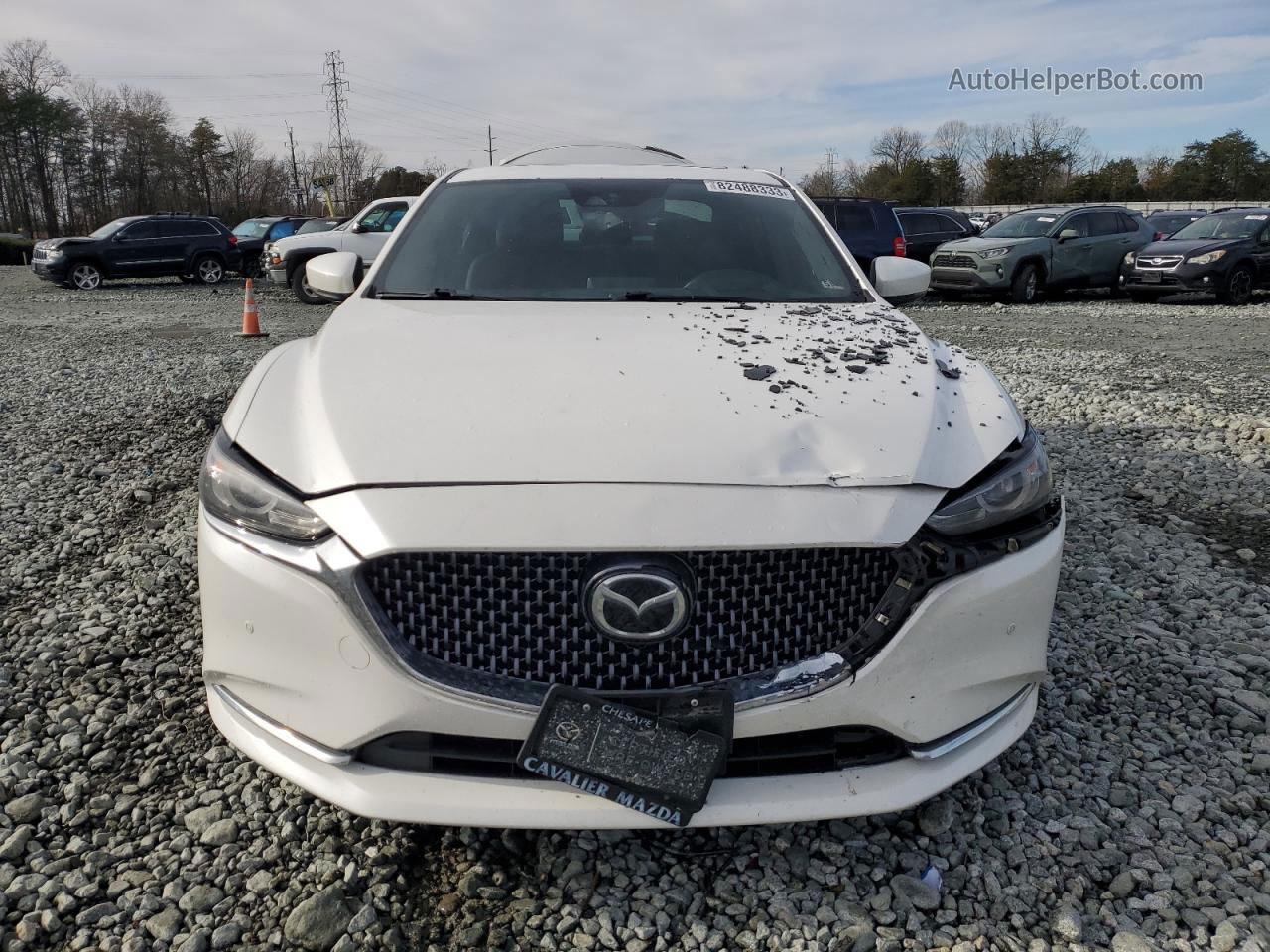 2018 Mazda 6 Signature White vin: JM1GL1XY5J1322040