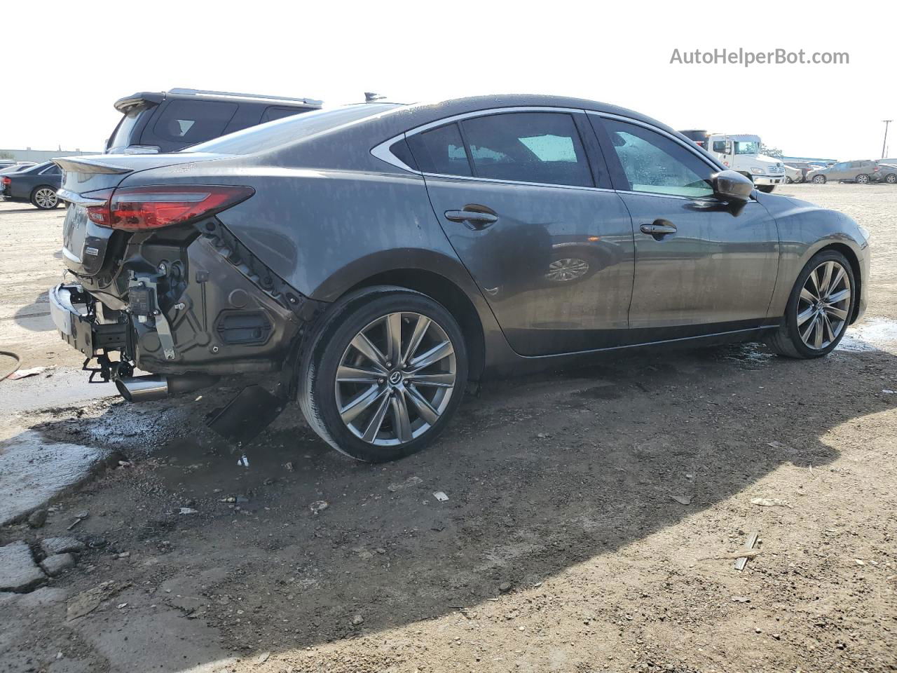 2018 Mazda 6 Signature Charcoal vin: JM1GL1XY6J1304260