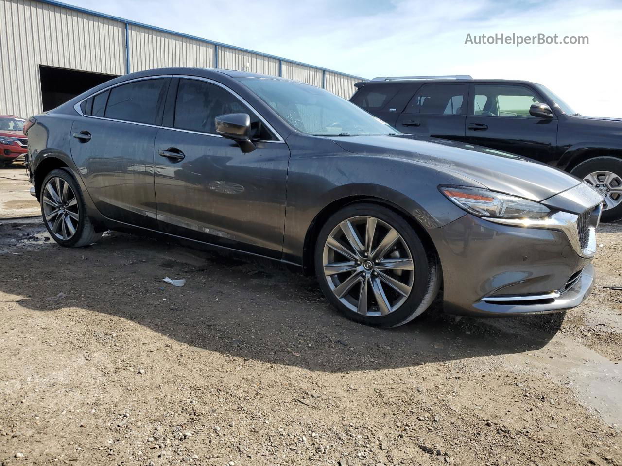 2018 Mazda 6 Signature Угольный vin: JM1GL1XY6J1304260