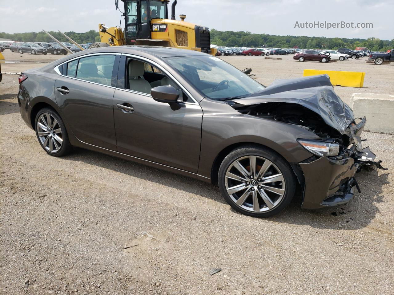 2018 Mazda 6 Signature Brown vin: JM1GL1XY7J1316899