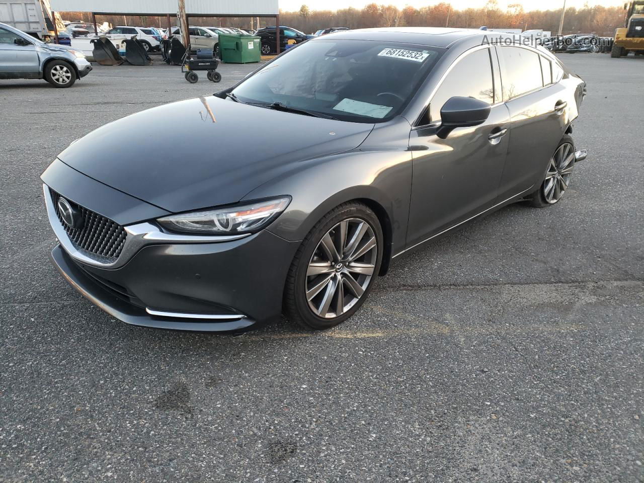 2018 Mazda 6 Signature Charcoal vin: JM1GL1XY7J1323433