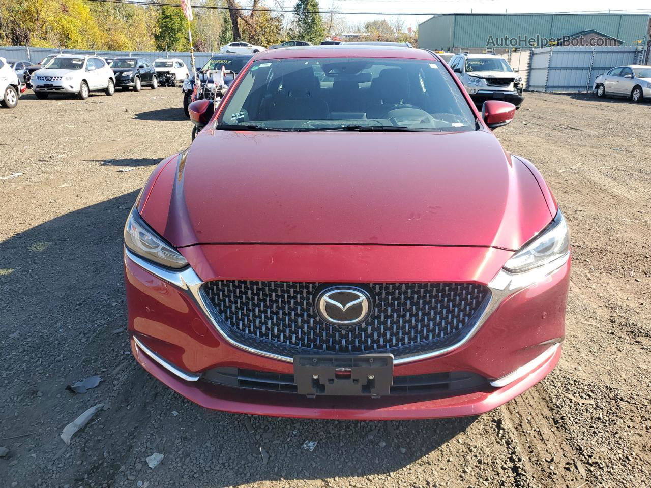 2018 Mazda 6 Signature Red vin: JM1GL1XYXJ1318968