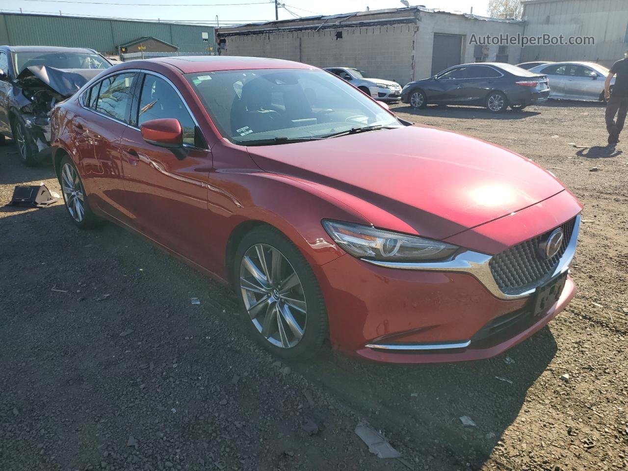 2018 Mazda 6 Signature Красный vin: JM1GL1XYXJ1318968