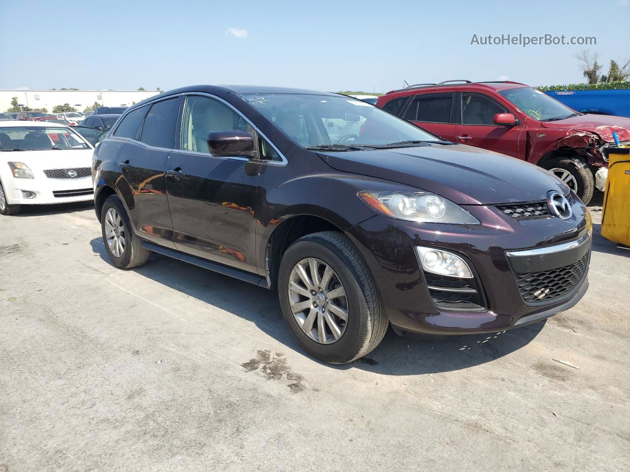 2012 Mazda Cx-7  Purple vin: JM3ER2B50C0410406