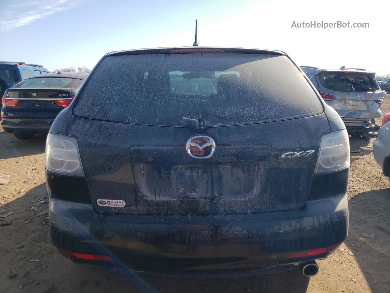 2012 Mazda Cx-7  Black vin: JM3ER2B51C0410768