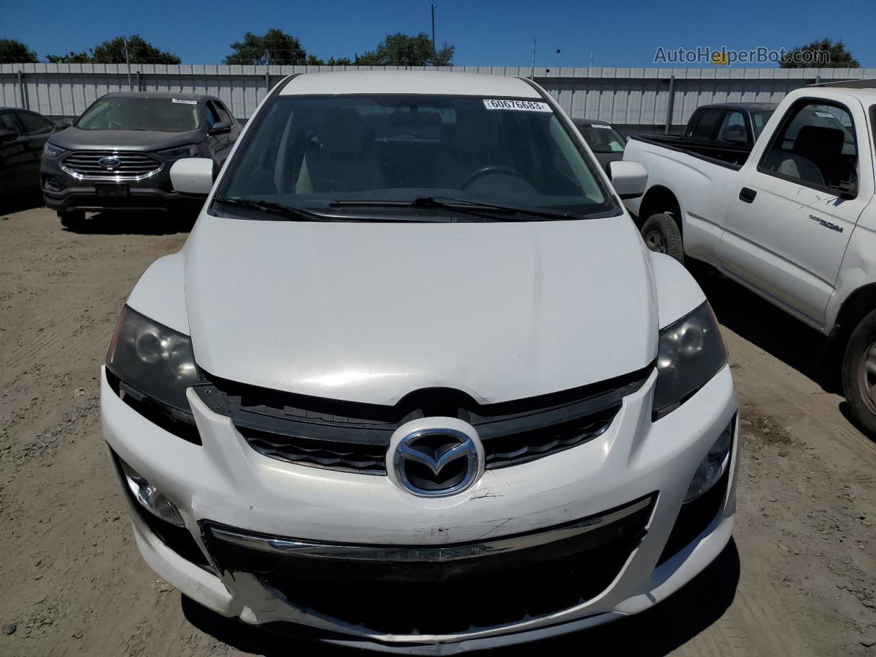 2012 Mazda Cx-7  White vin: JM3ER2B52C0414473