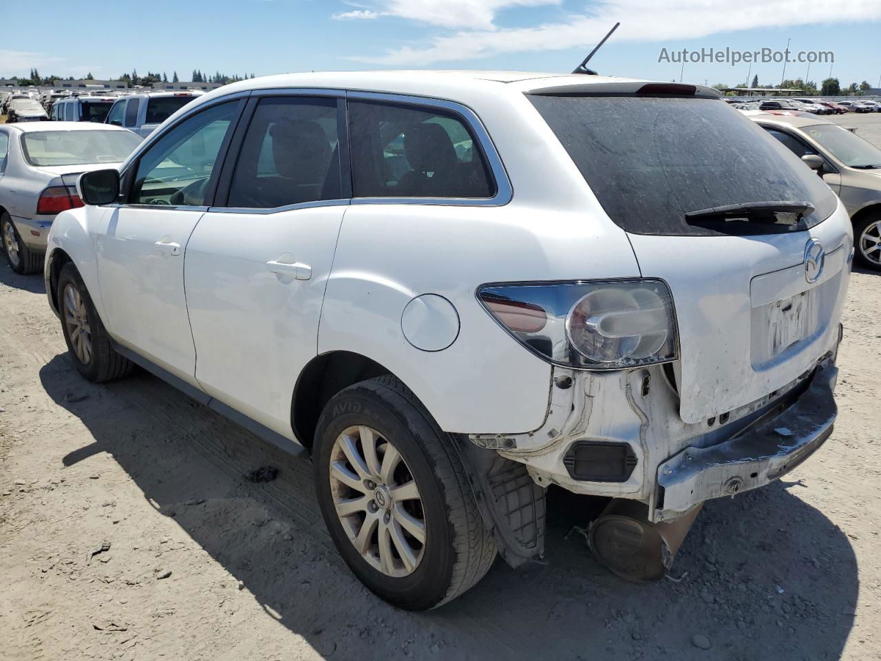 2012 Mazda Cx-7  White vin: JM3ER2B52C0414473