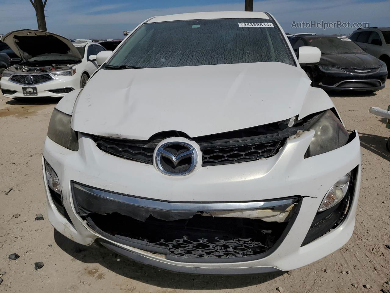 2012 Mazda Cx-7  White vin: JM3ER2B54C0416063