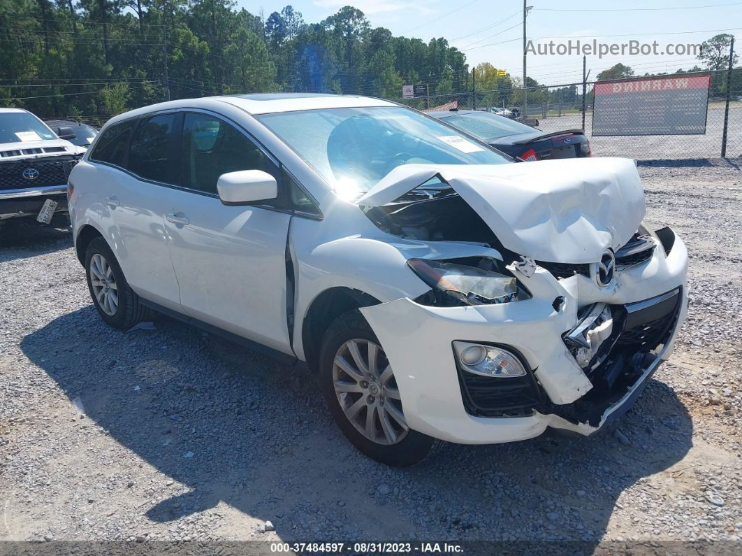 2012 Mazda Cx-7 I Sport White vin: JM3ER2B55C0411177