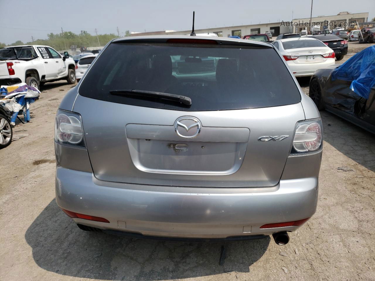 2012 Mazda Cx-7  Silver vin: JM3ER2B55C0420638