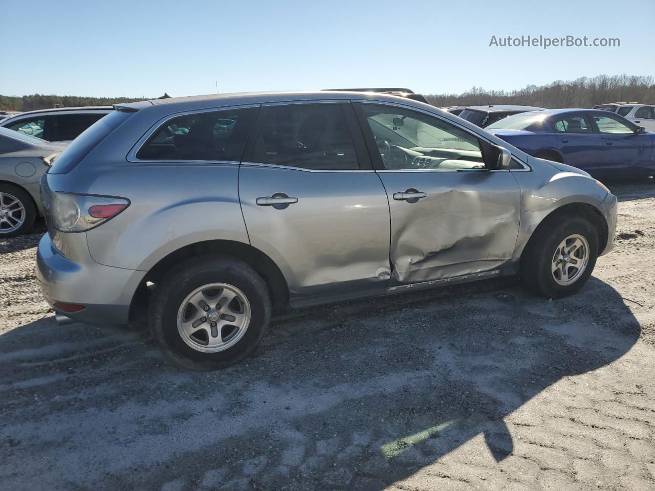 2012 Mazda Cx-7  Silver vin: JM3ER2BM3C0413680