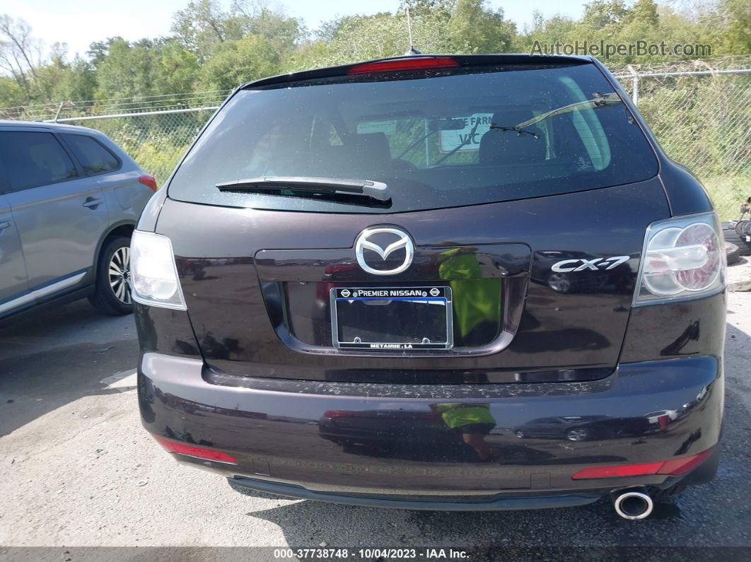 2012 Mazda Cx-7 I Touring Burgundy vin: JM3ER2C56C0413650