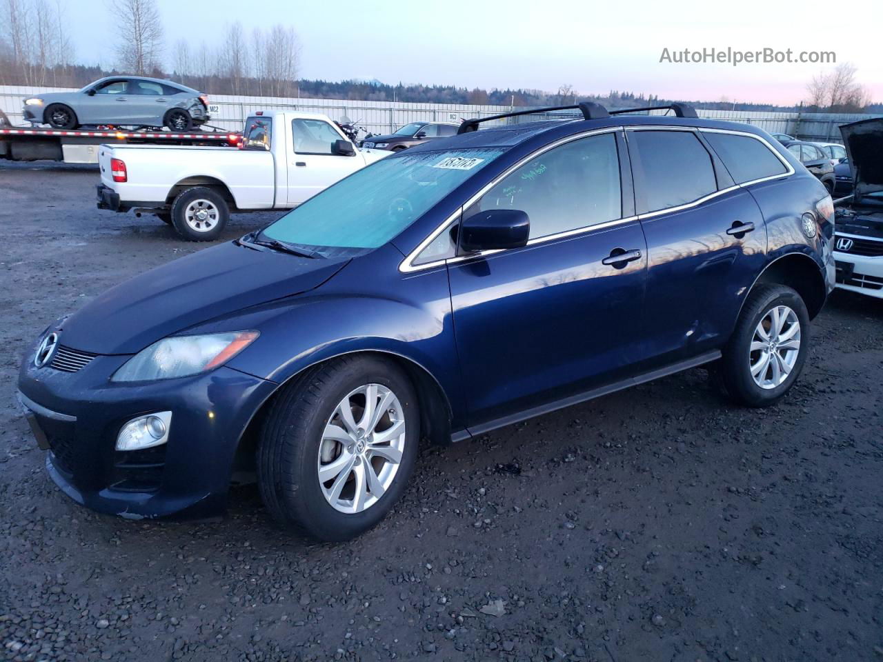 2012 Mazda Cx-7  Blue vin: JM3ER4CL6C0419880