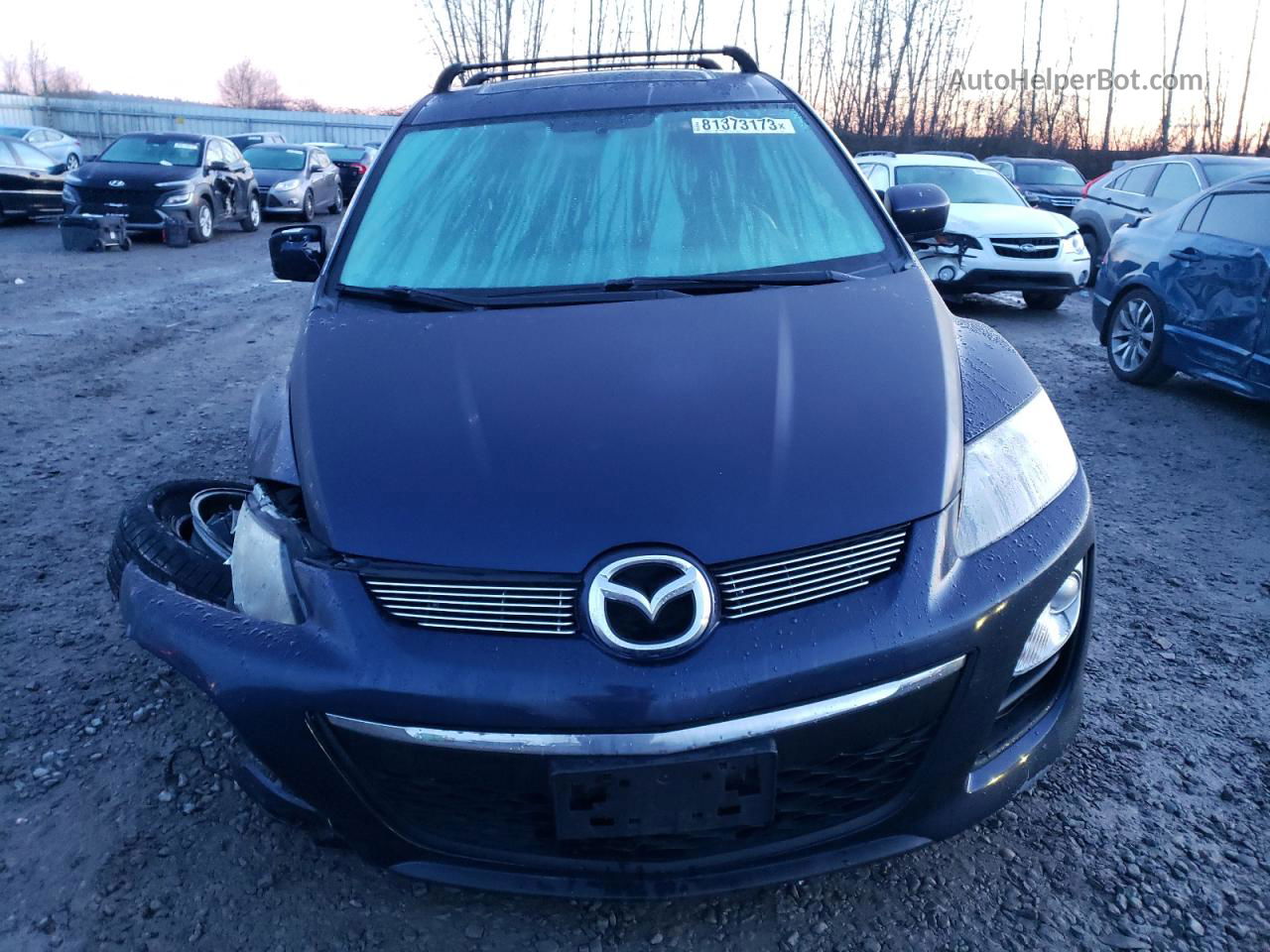 2012 Mazda Cx-7  Blue vin: JM3ER4CL6C0419880