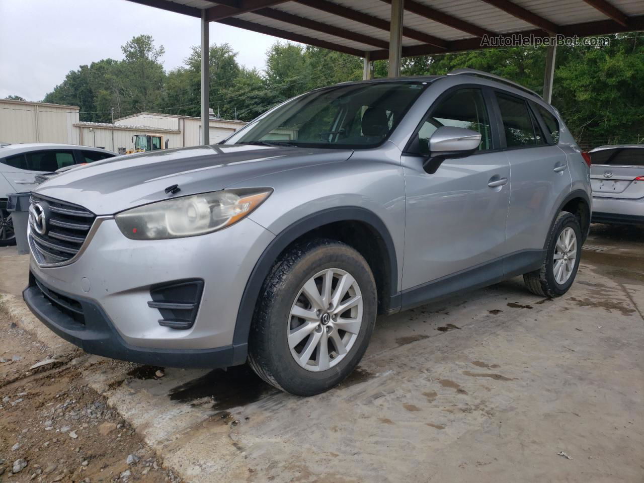 2016 Mazda Cx-5 Sport Silver vin: JM3KE2BE1G0607525