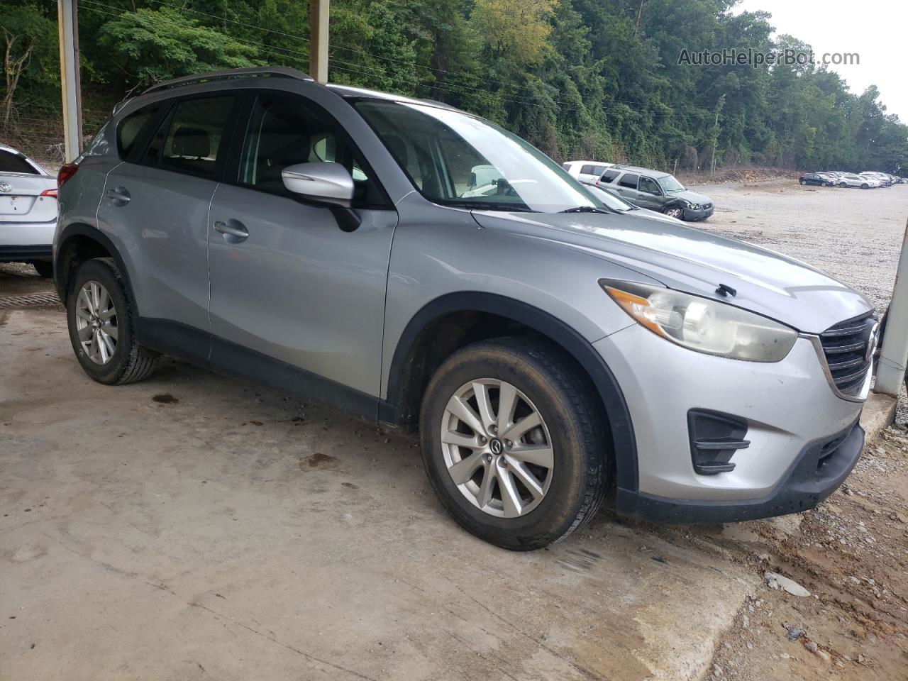 2016 Mazda Cx-5 Sport Silver vin: JM3KE2BE1G0607525