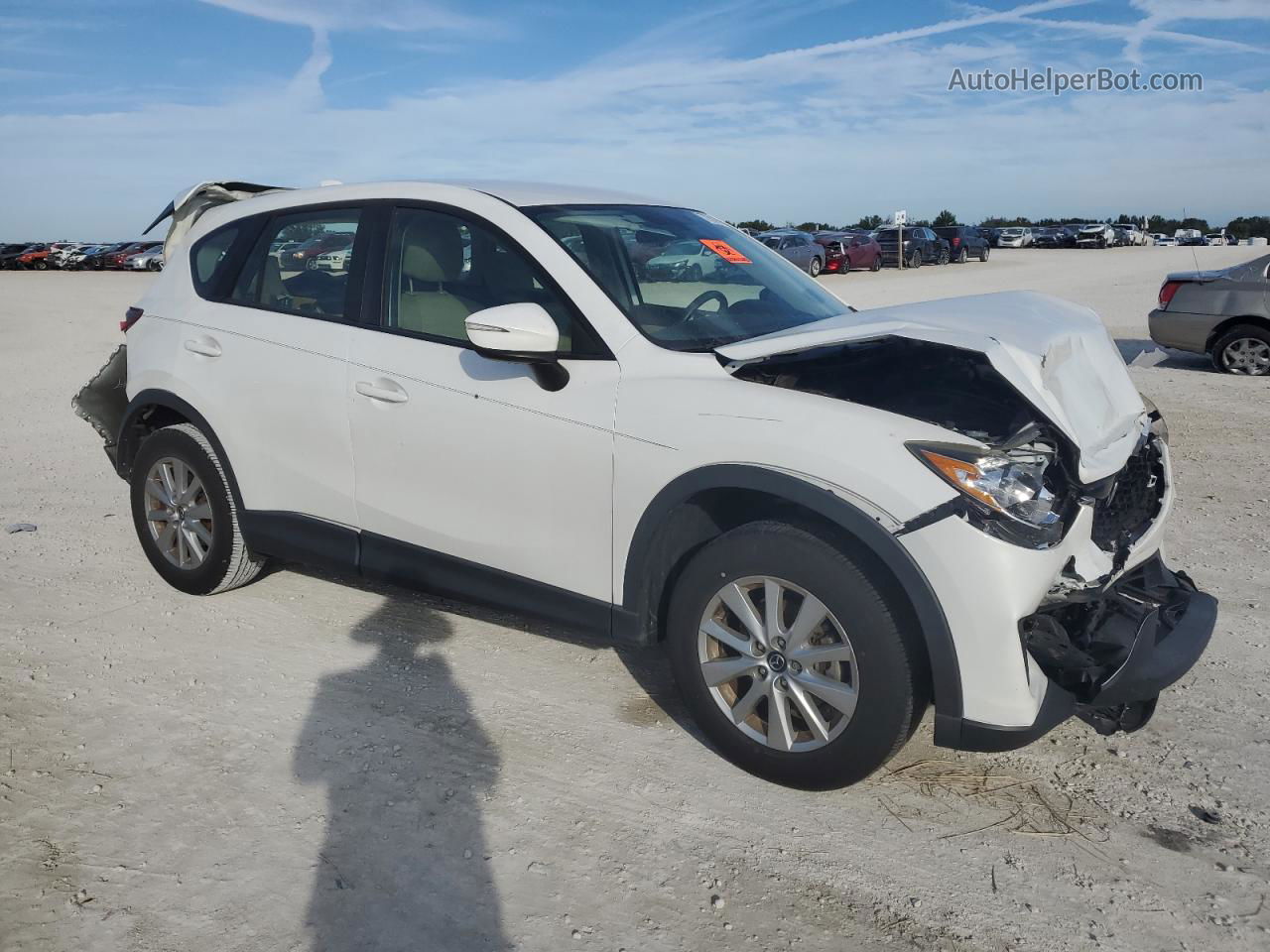 2015 Mazda Cx-5 Sport Белый vin: JM3KE2BE3F0506744