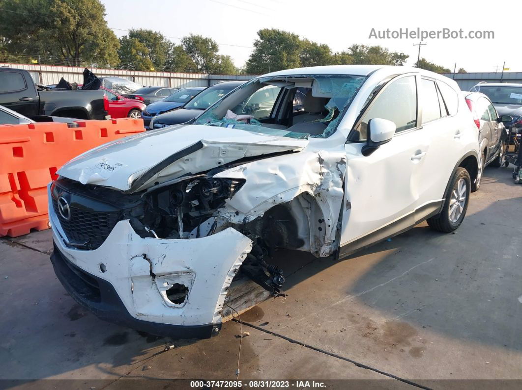 2015 Mazda Cx-5 Sport White vin: JM3KE2BE4F0456730