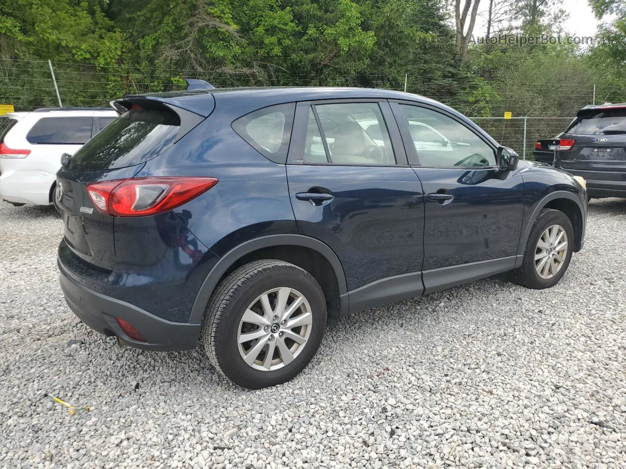 2015 Mazda Cx-5 Sport Blue vin: JM3KE2BE4F0460096