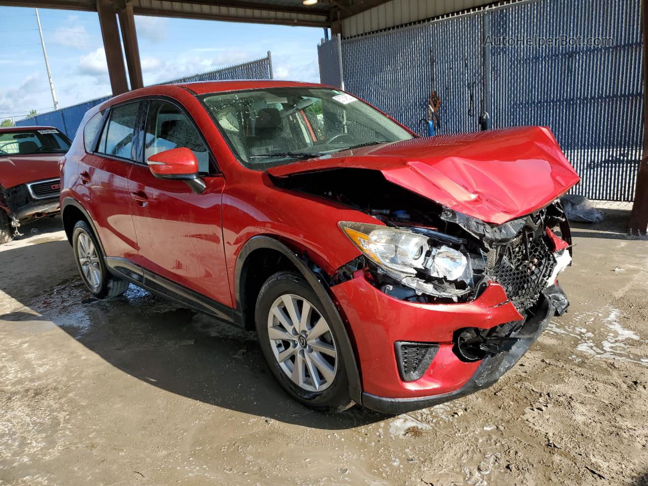 2015 Mazda Cx-5 Sport Red vin: JM3KE2BE4F0487895