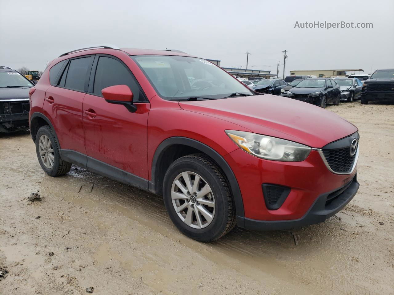 2015 Mazda Cx-5 Sport Red vin: JM3KE2BE5F0452993