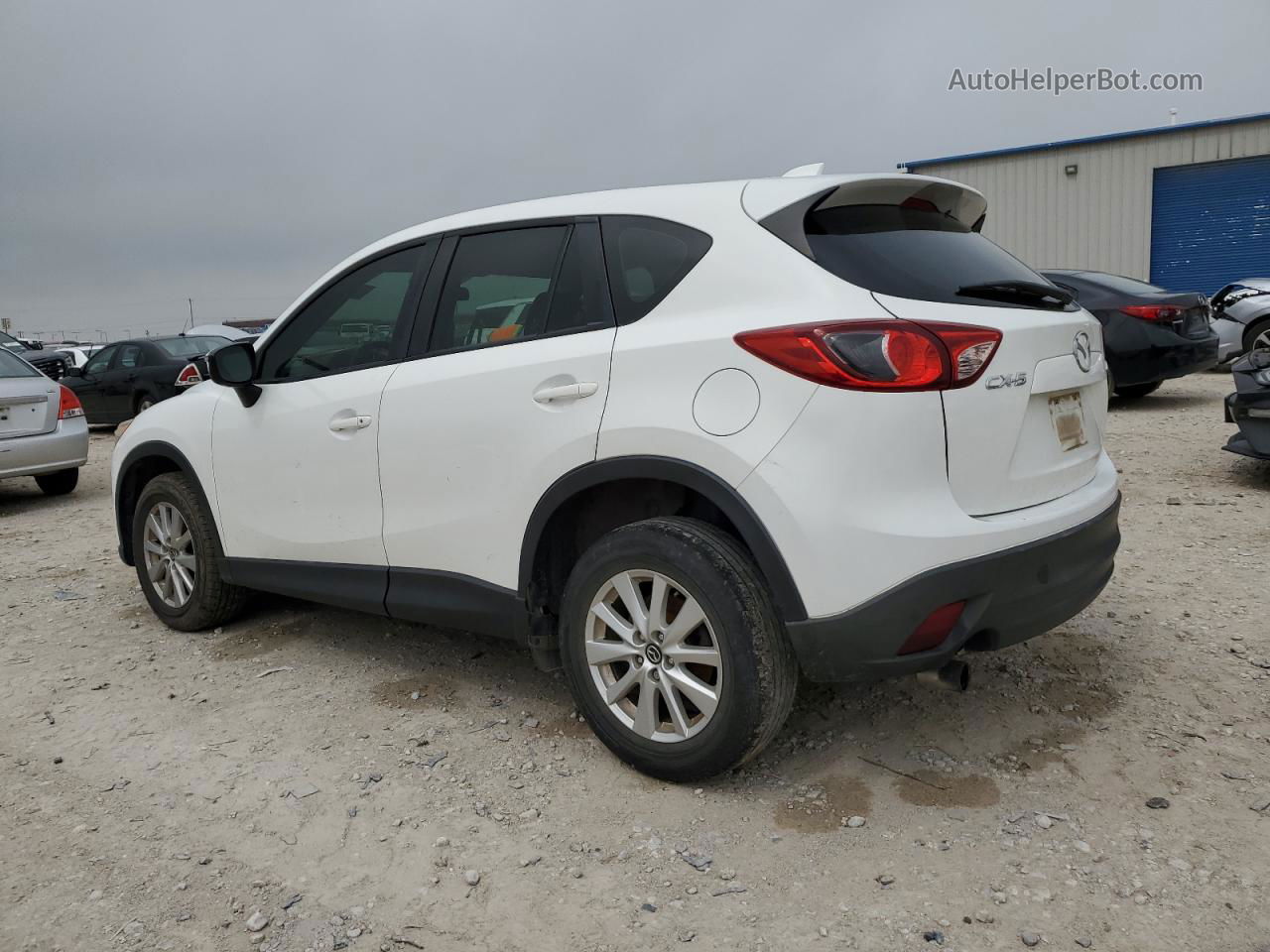 2015 Mazda Cx-5 Sport White vin: JM3KE2BE5F0505692