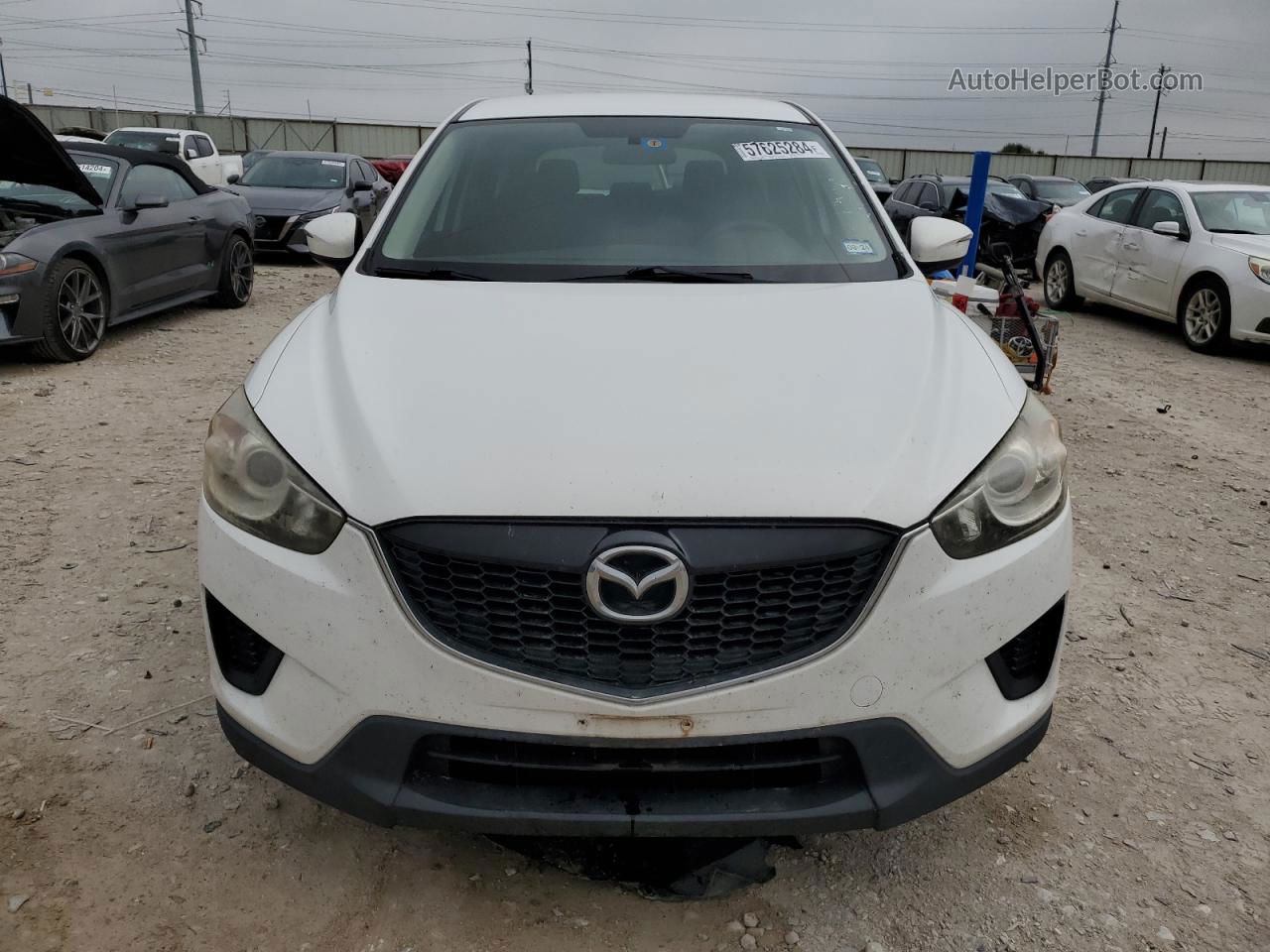 2015 Mazda Cx-5 Sport White vin: JM3KE2BE5F0505692