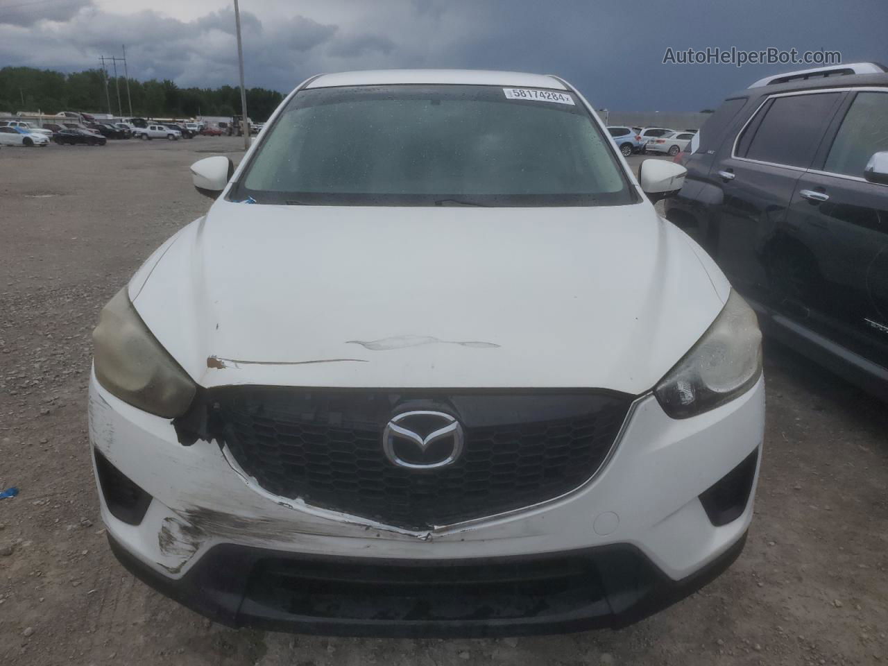 2015 Mazda Cx-5 Sport White vin: JM3KE2BE5F0540393