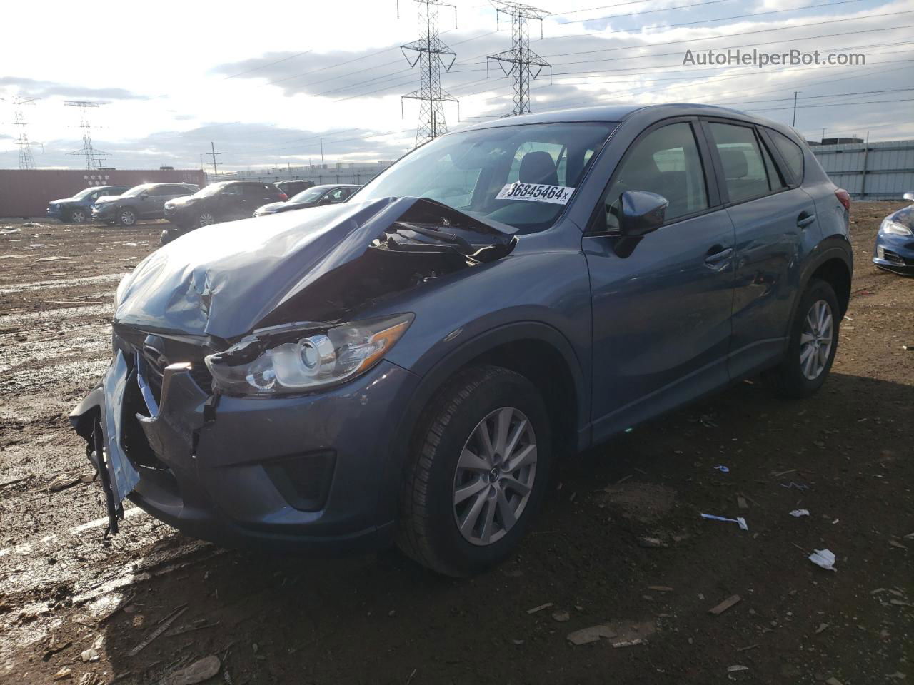 2015 Mazda Cx-5 Sport Blue vin: JM3KE2BE7F0466488