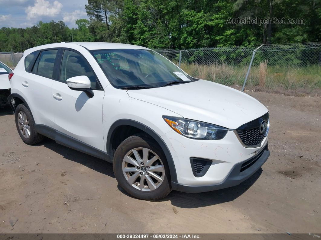 2015 Mazda Cx-5 Sport White vin: JM3KE2BE8F0526780